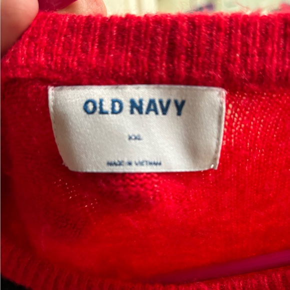 Old Navy Buffalo Plaid Sweater - Picture 2 of 3